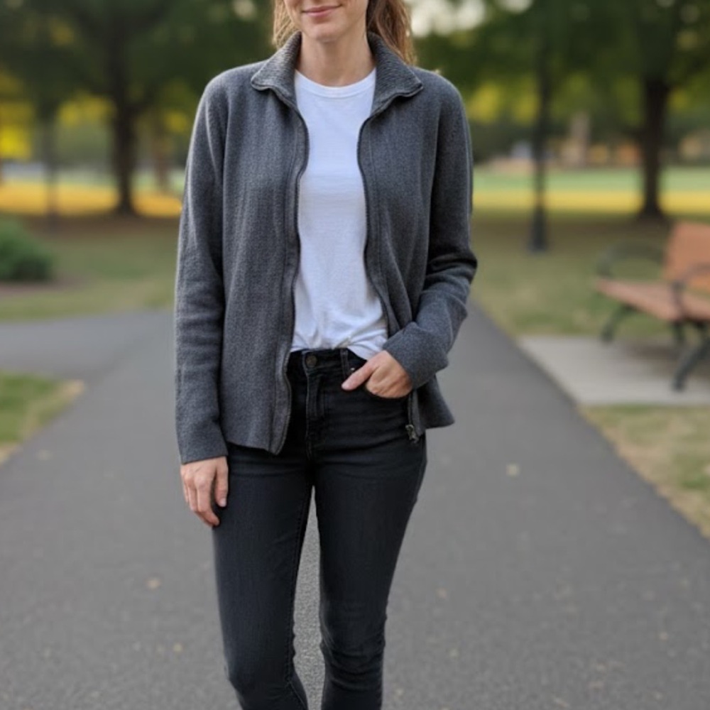 Calvin Klein Charcoal Knit Sweater